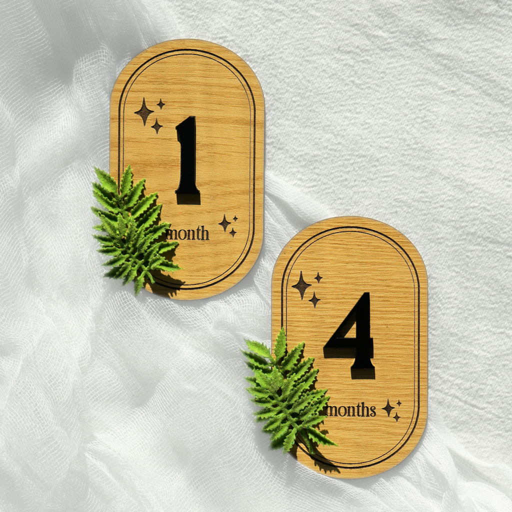 Baby Monthly Milestone Fern
