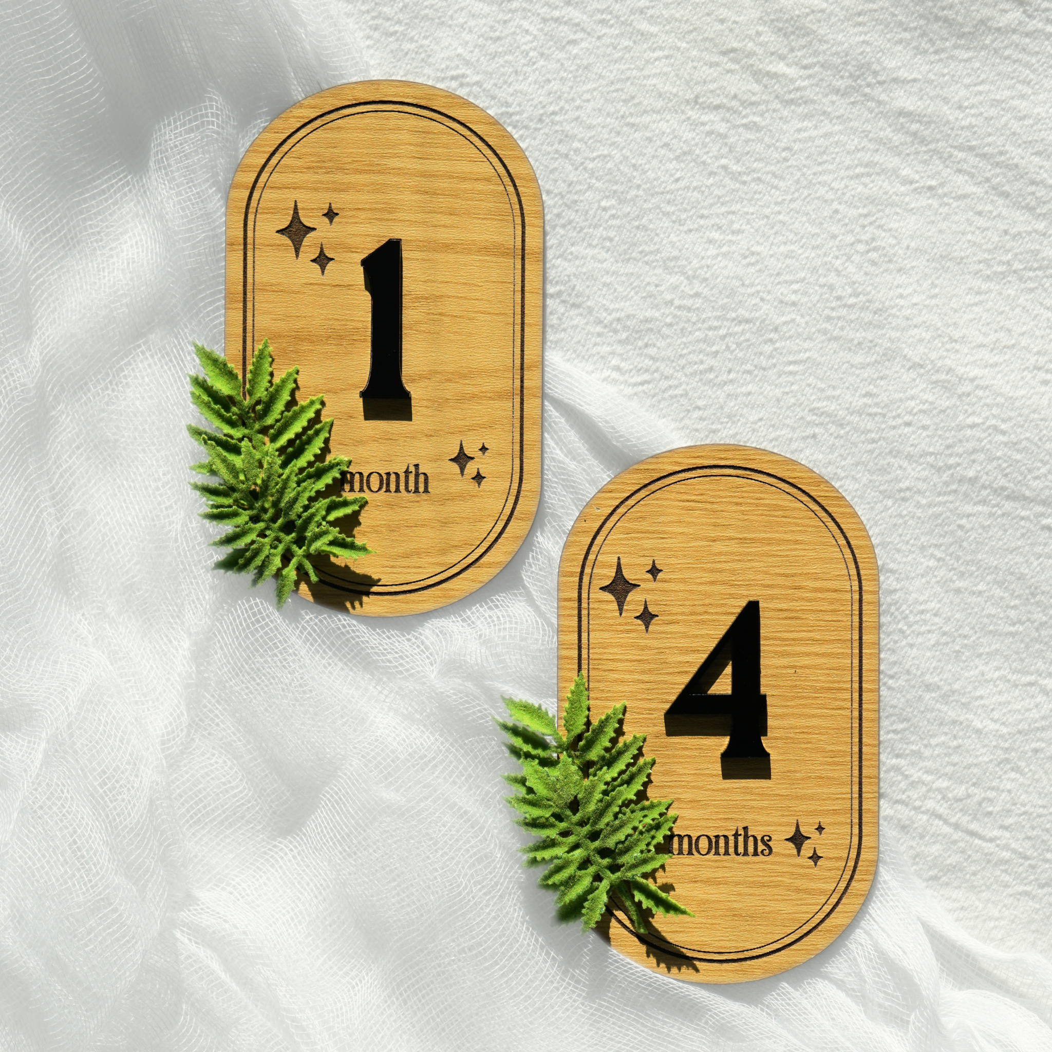 Baby Monthly Milestone Fern