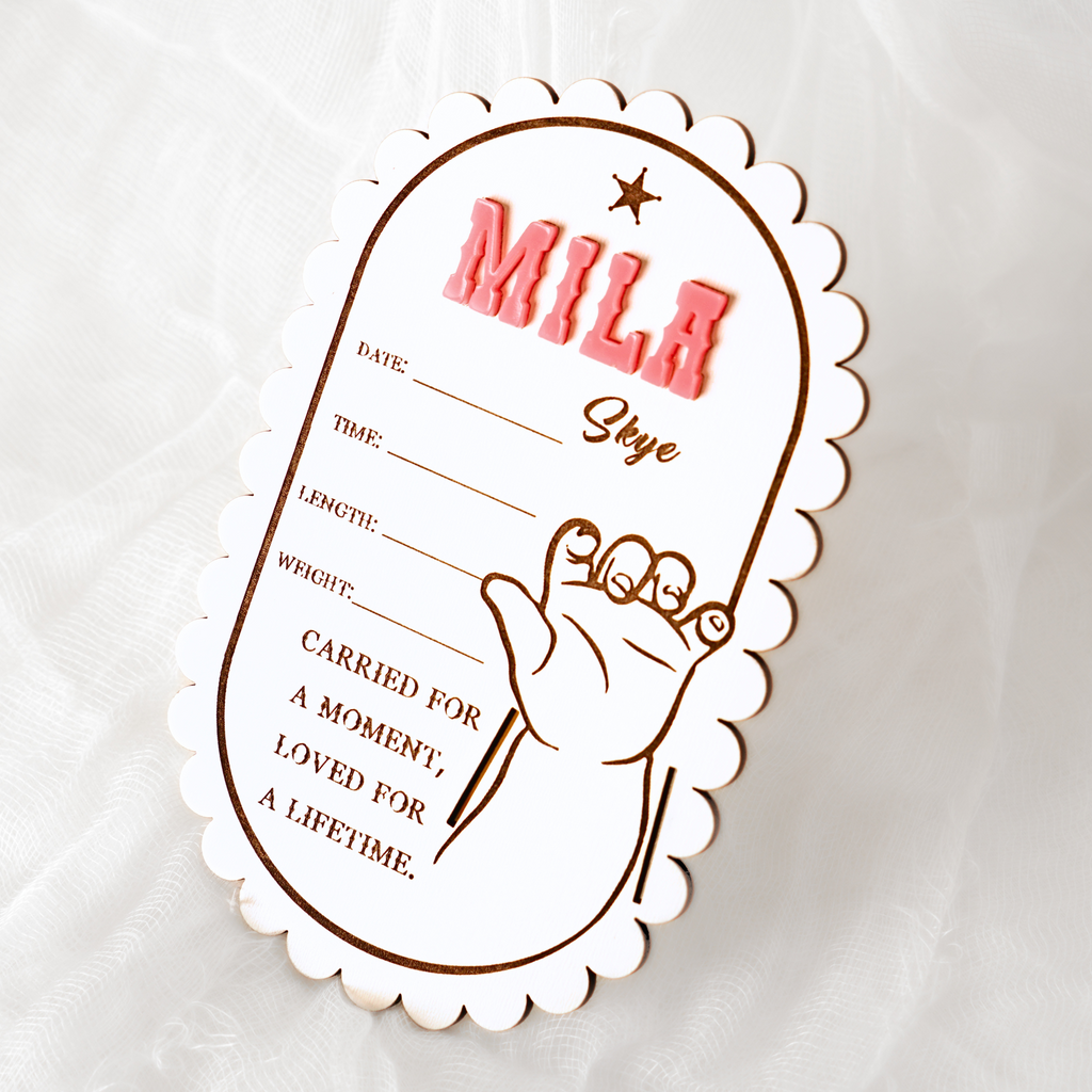 Baby Birth Hospital Bracelet Holder