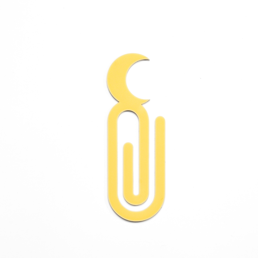 Moon Jumbo Bookmark Stationery Journal Notebook Planner Accessory