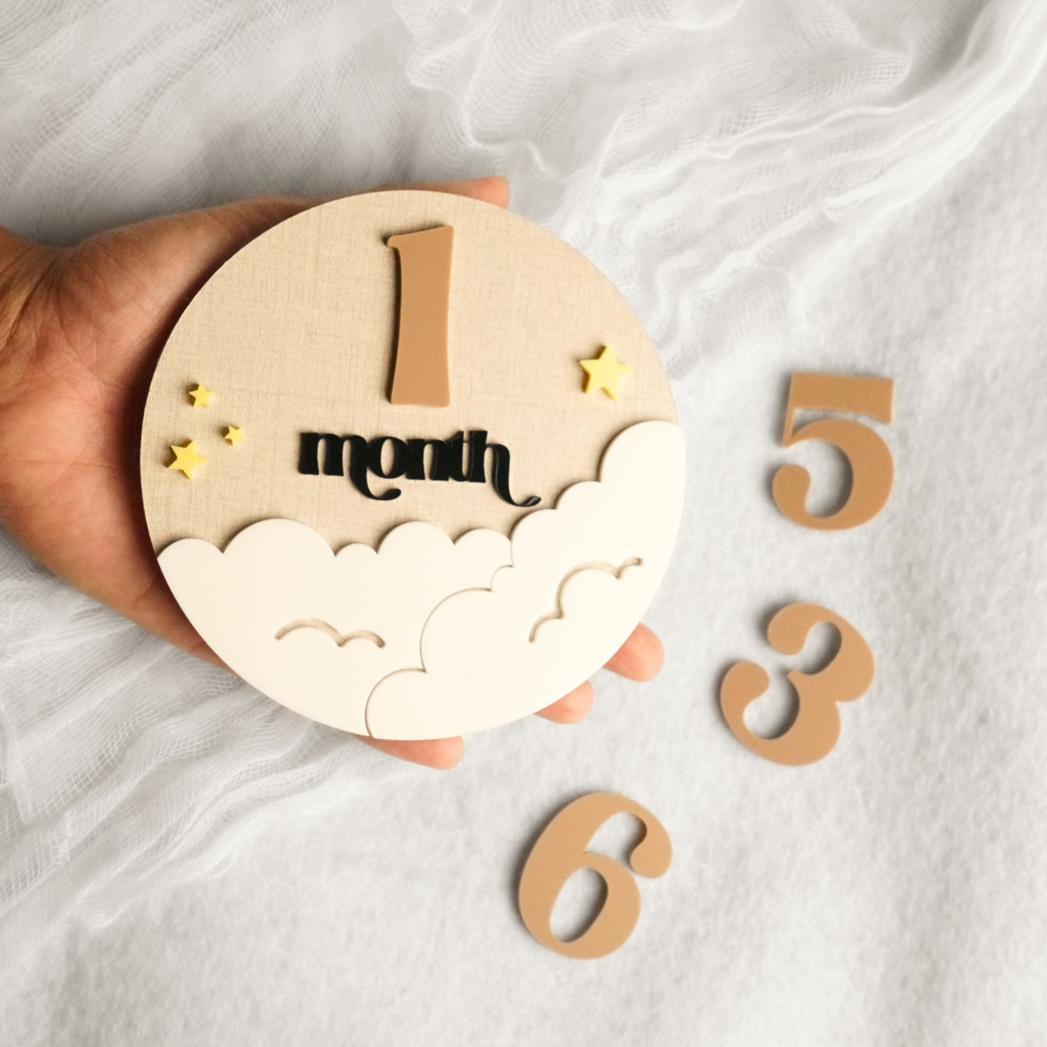 Cloud Baby Monthly Milestone