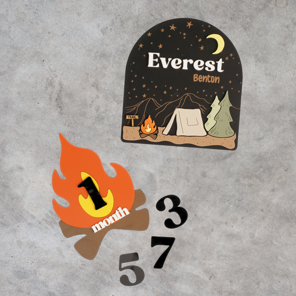 Adventure Baby Nameplate