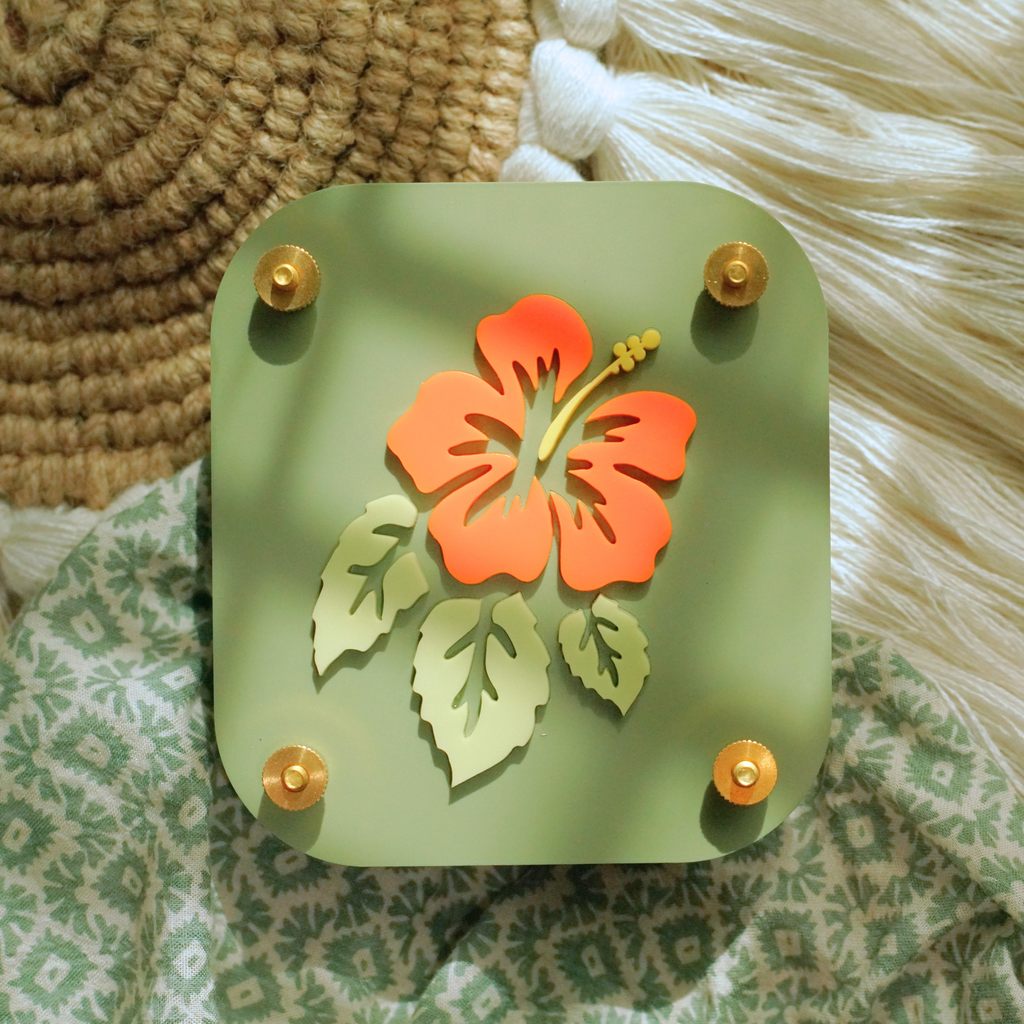 Tropical Hibiscus Flower Press Kit