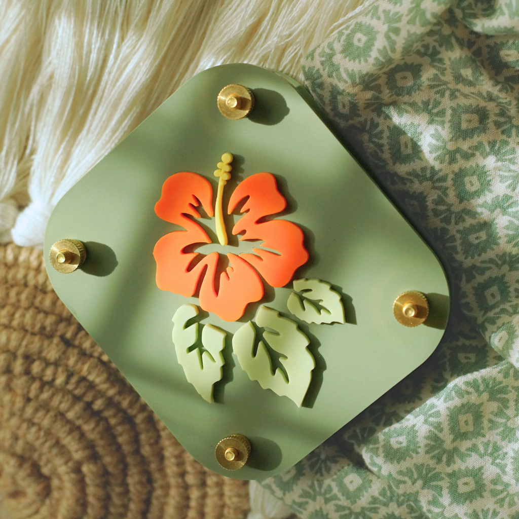 Tropical Hibiscus Flower Press Kit