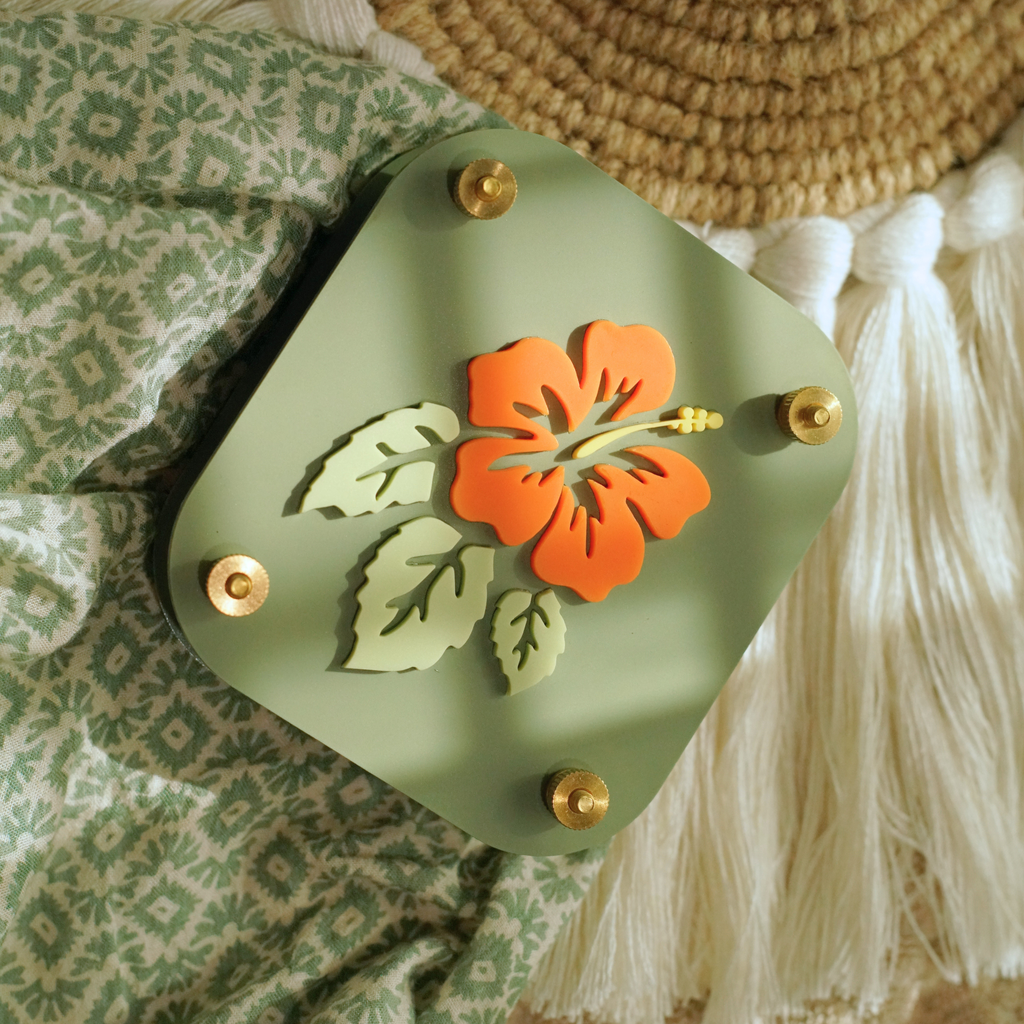 Tropical Hibiscus Flower Press Kit