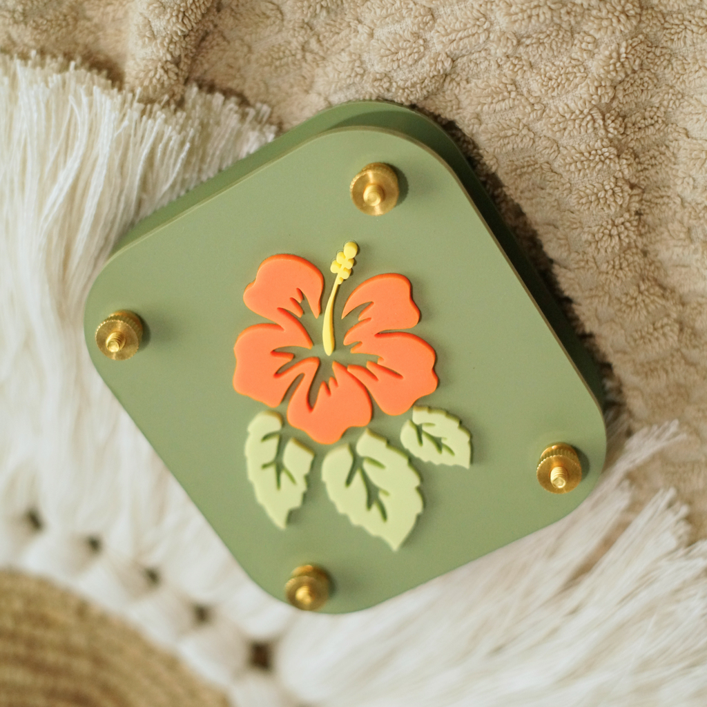 Tropical Hibiscus Flower Press Kit