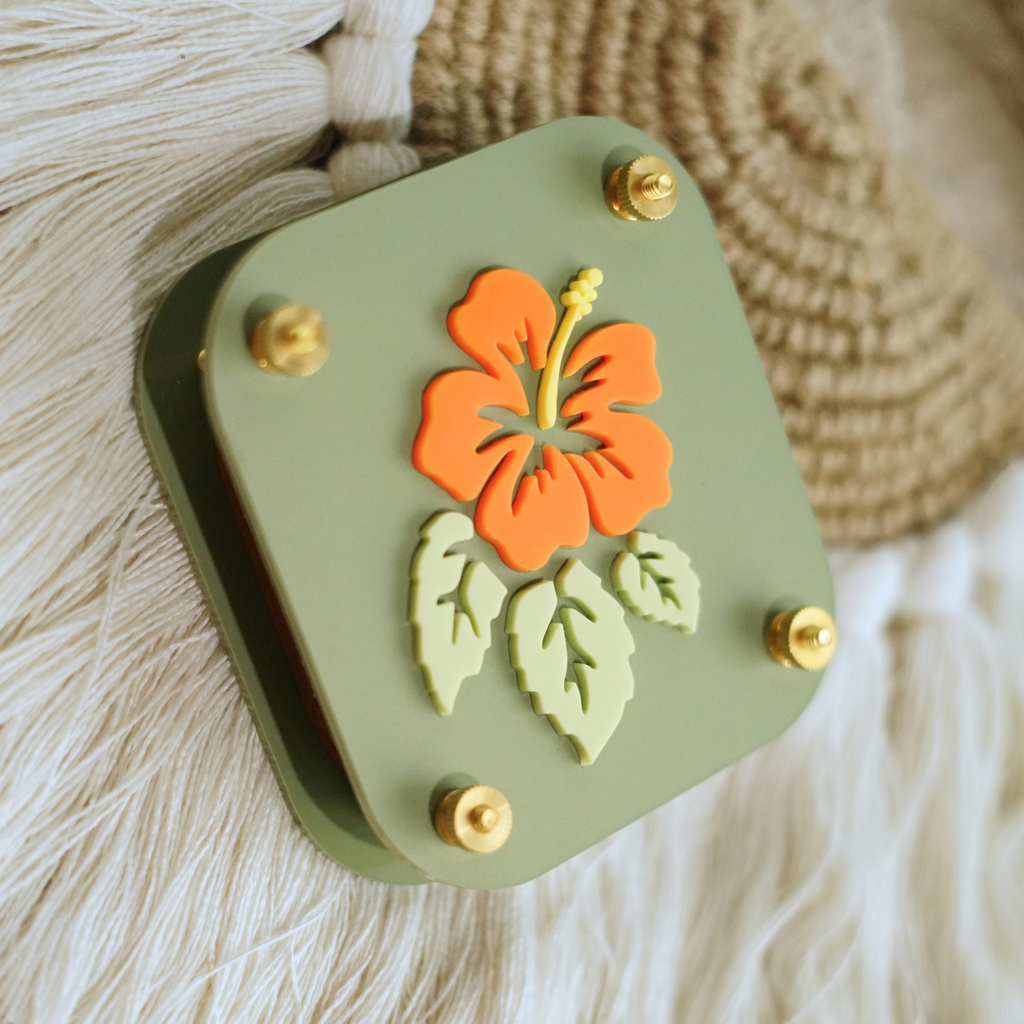 Tropical Hibiscus Flower Press Kit