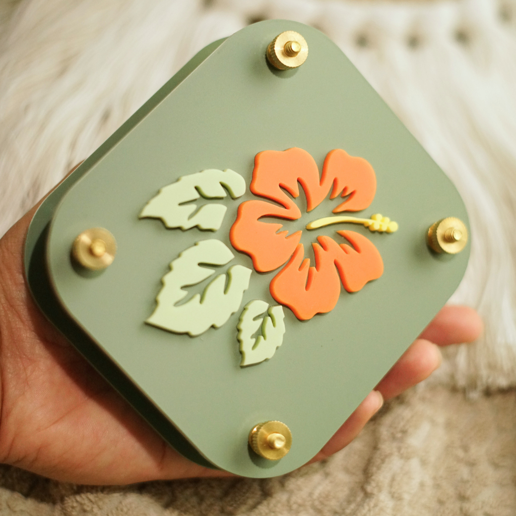 Tropical Hibiscus Flower Press Kit