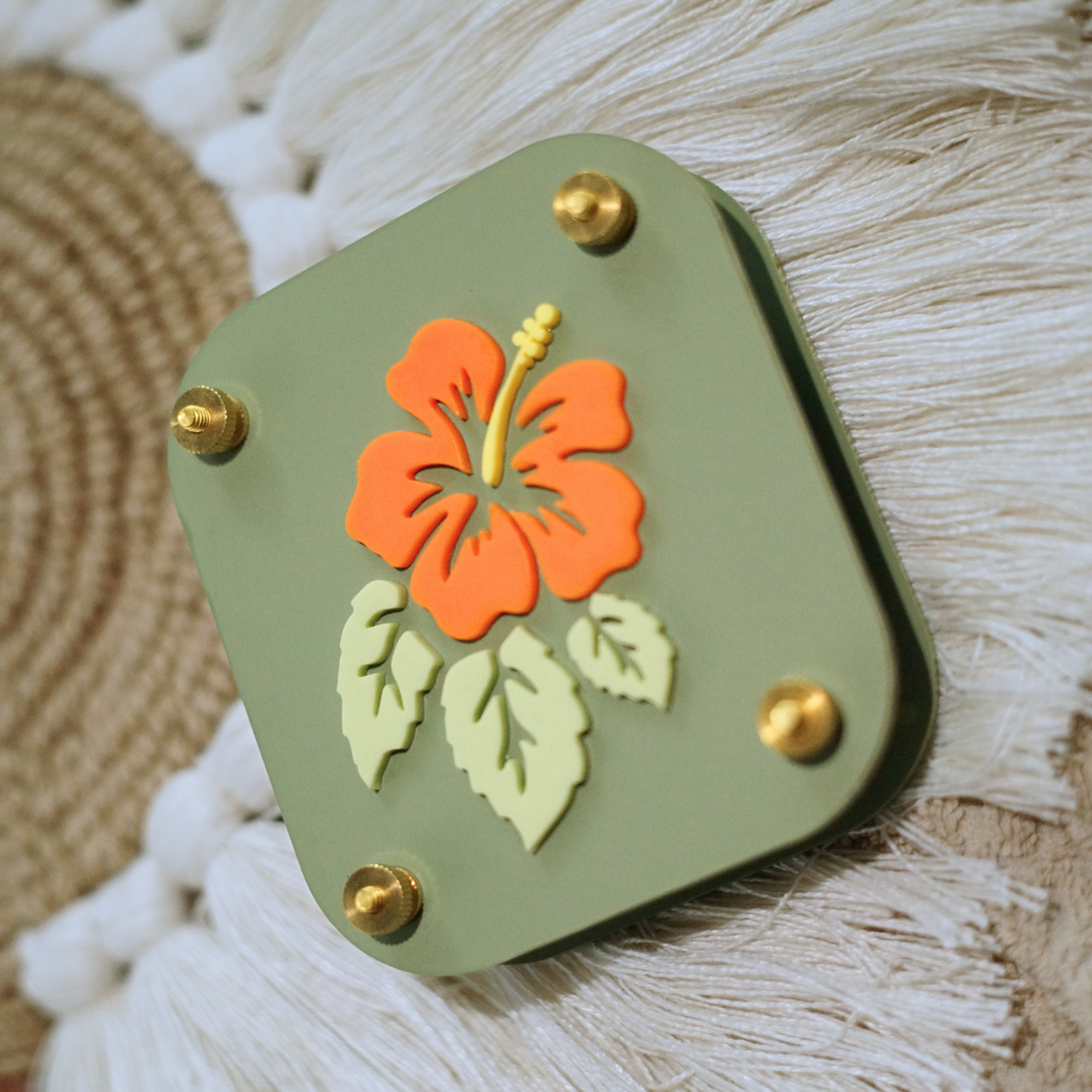 Tropical Hibiscus Flower Press Kit
