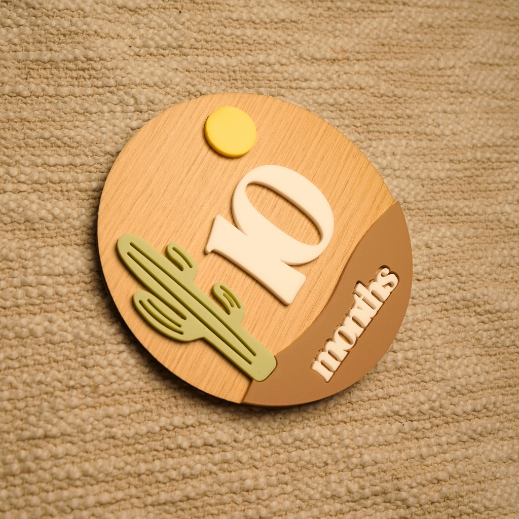 Desert Baby Monthly Milestone