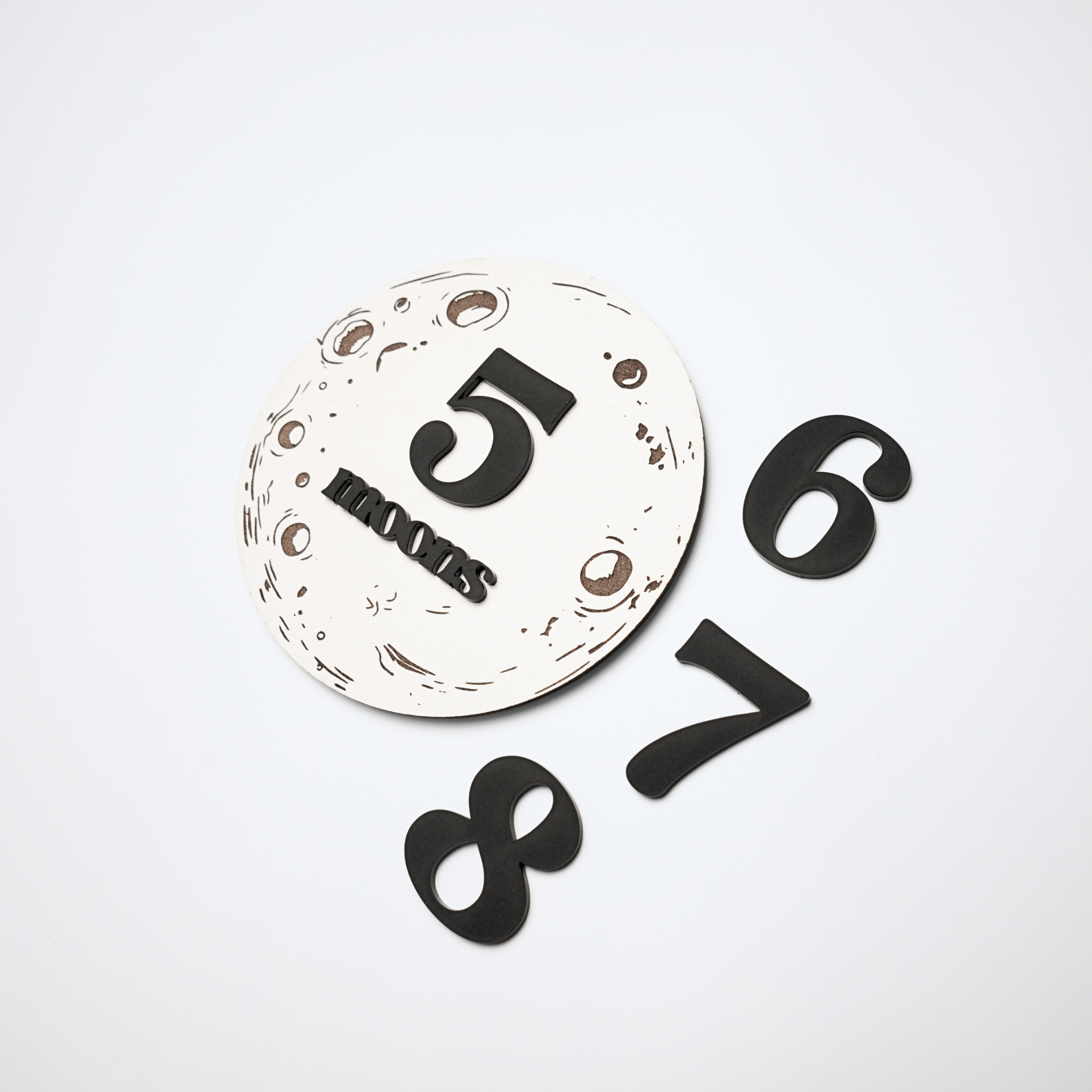 Moon Baby Monthly Milestone