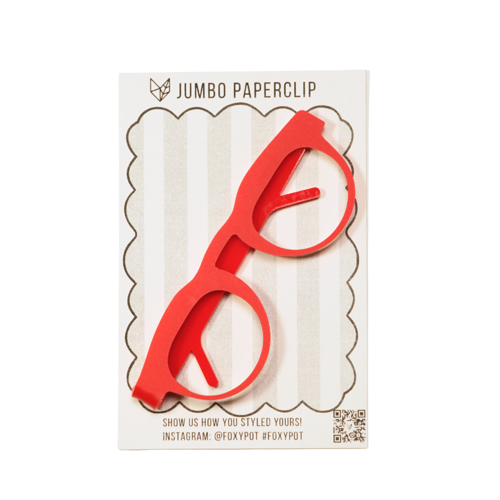 Glasses Jumbo Bookmark Stationery Journal Notebook Planner Accessory