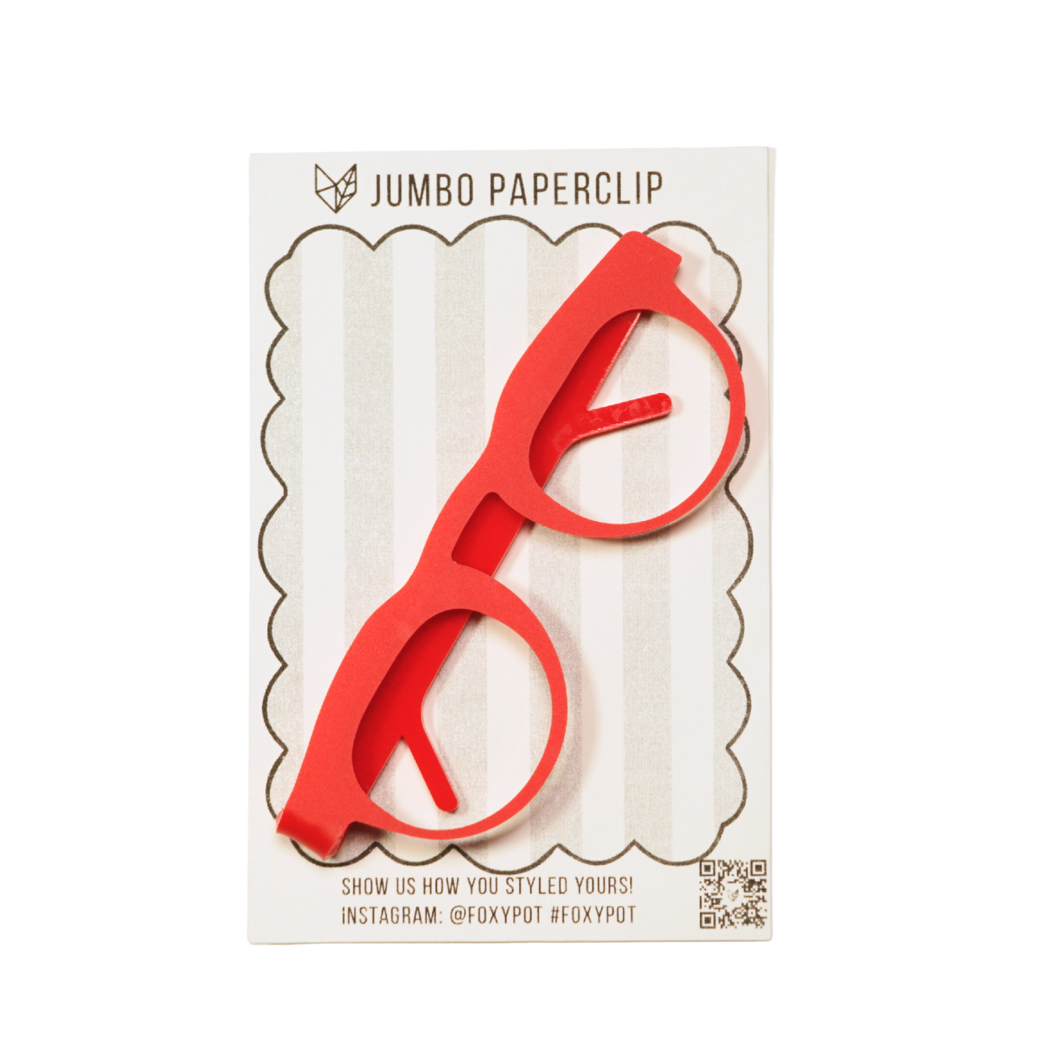 Glasses Jumbo Bookmark Stationery Journal Notebook Planner Accessory