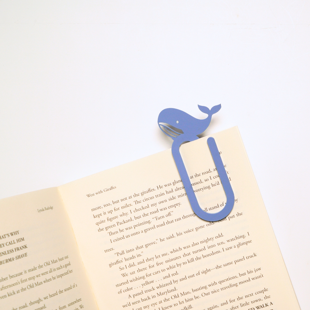 Whale Jumbo Bookmark Stationery Journal Notebook Planner Accessory