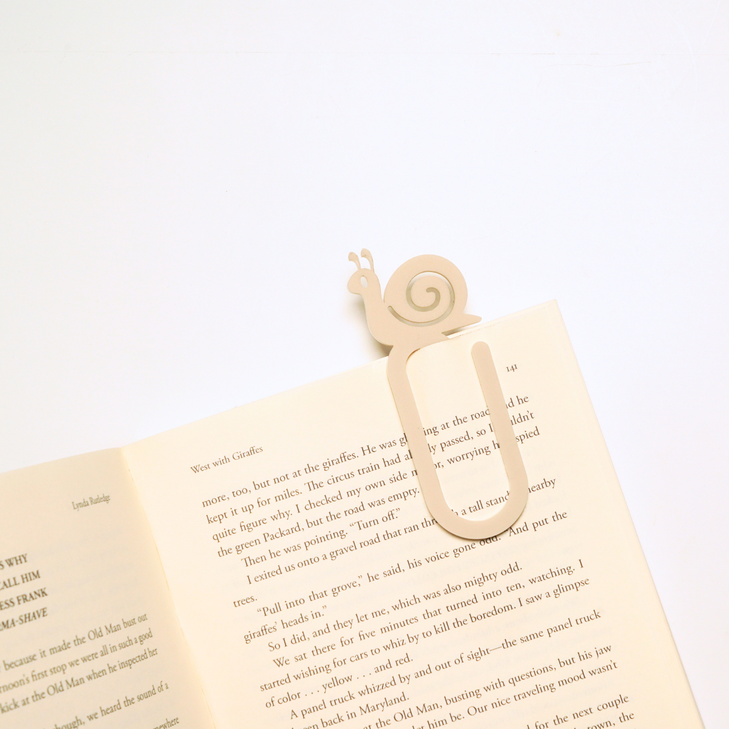 Snail Jumbo Bookmark Stationery Journal Notebook Planner Accessory