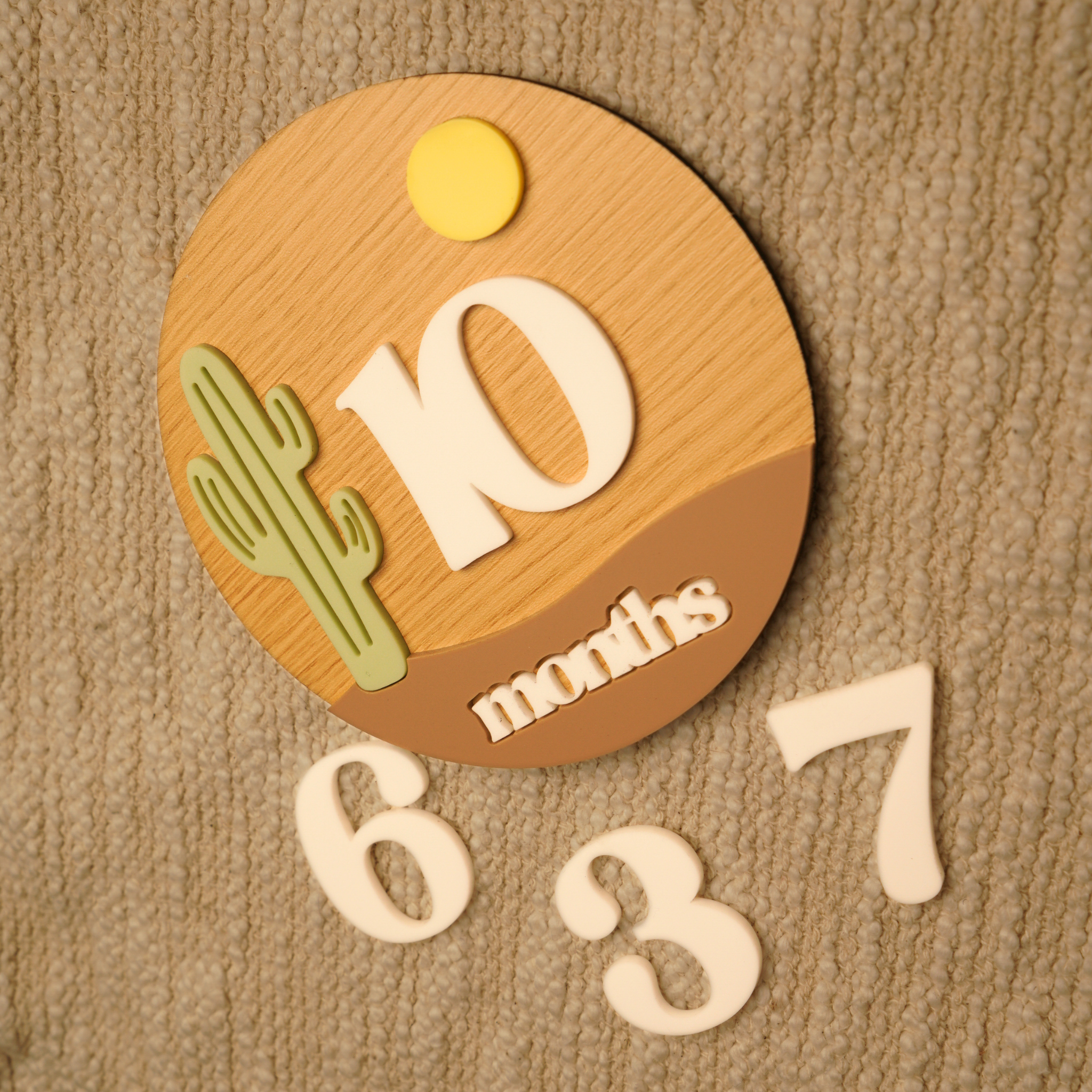 Desert Baby Monthly Milestone