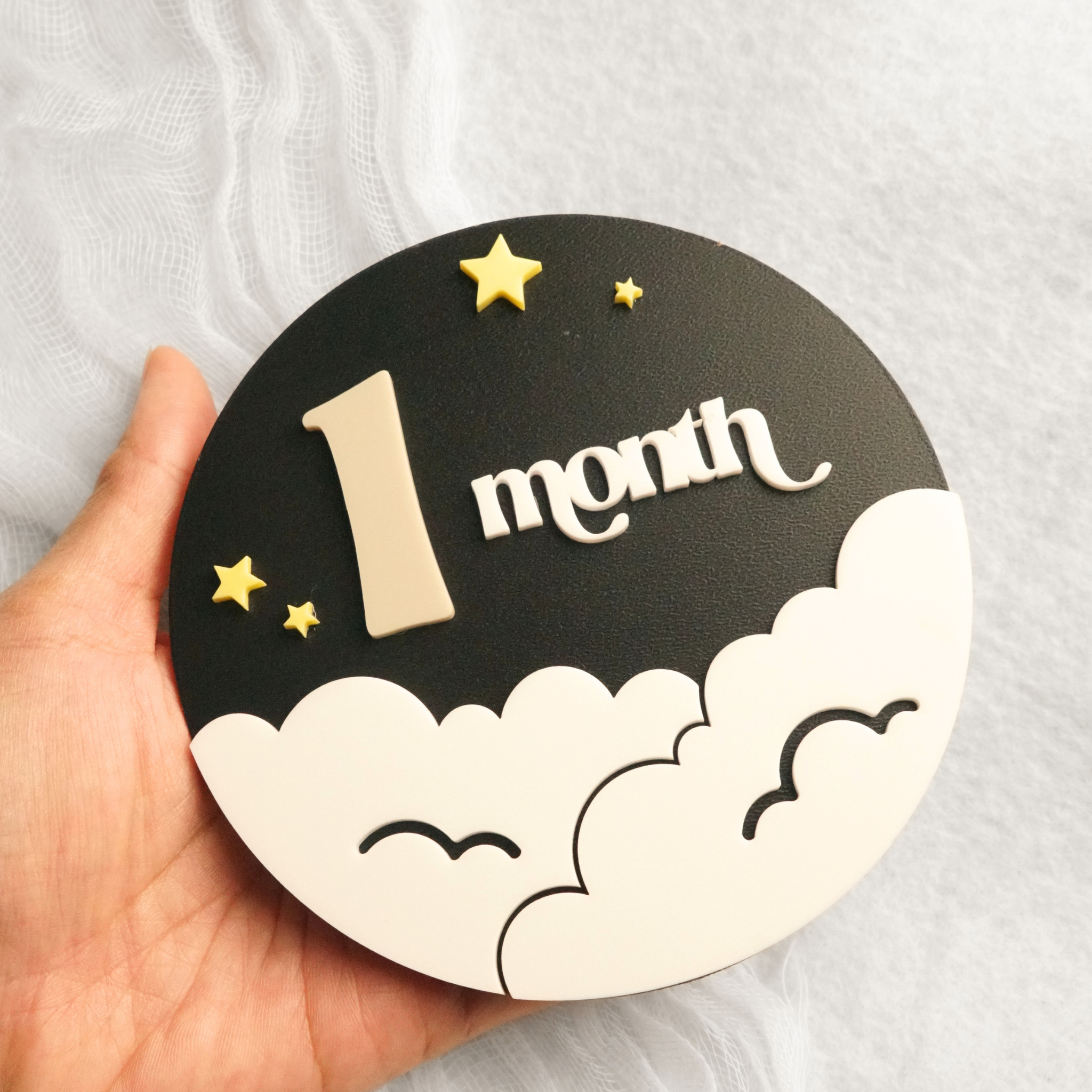 Cloud Baby Monthly Milestone