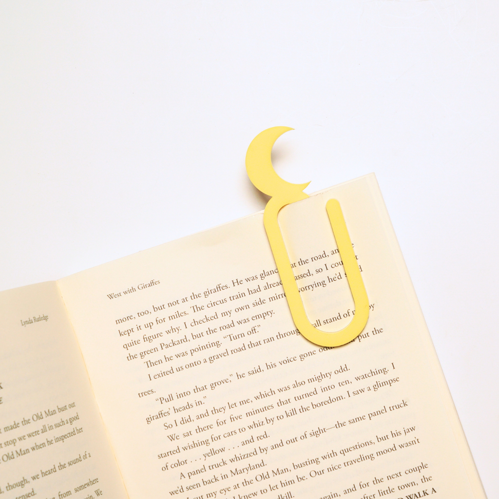 Moon Jumbo Bookmark Stationery Journal Notebook Planner Accessory