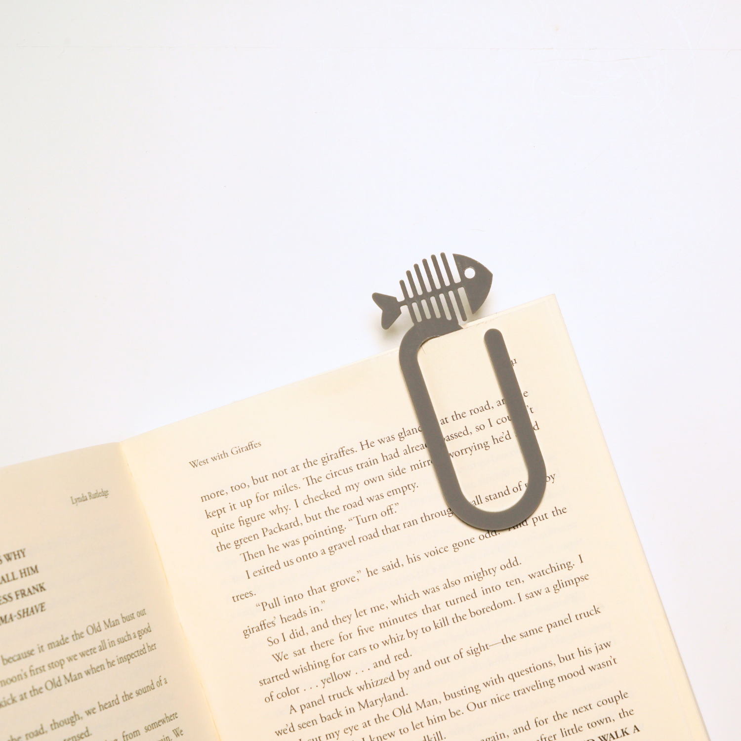 Fishbone Jumbo Bookmark Stationery Journal Notebook Planner Accessory