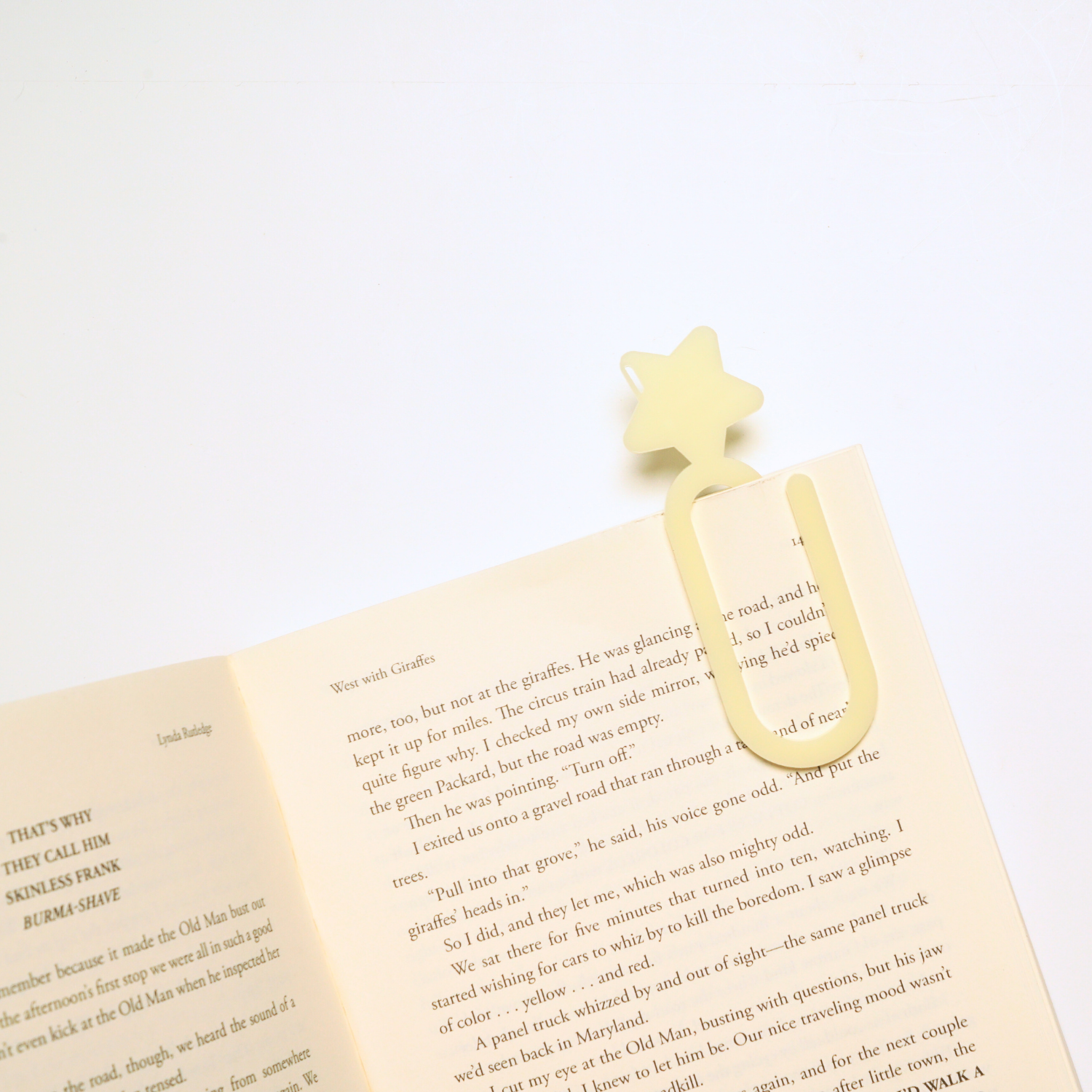 Star Jumbo Bookmark Stationery Journal Notebook Planner Accessory