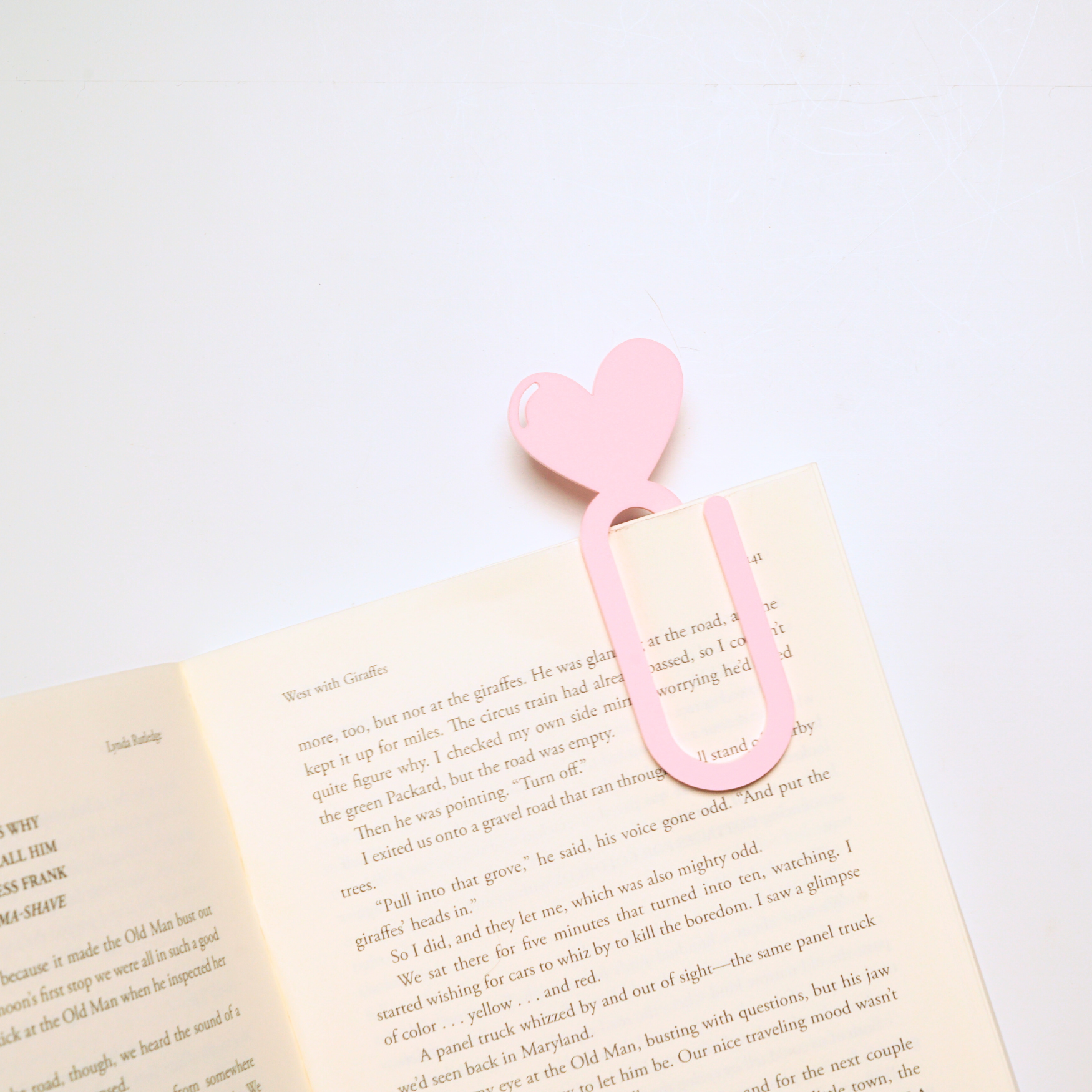 Heart Jumbo Bookmark Stationery Journal Notebook Planner Accessory