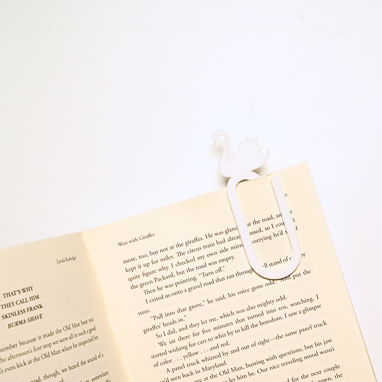 Swan Jumbo Bookmark Stationery Journal Notebook Planner Accessory