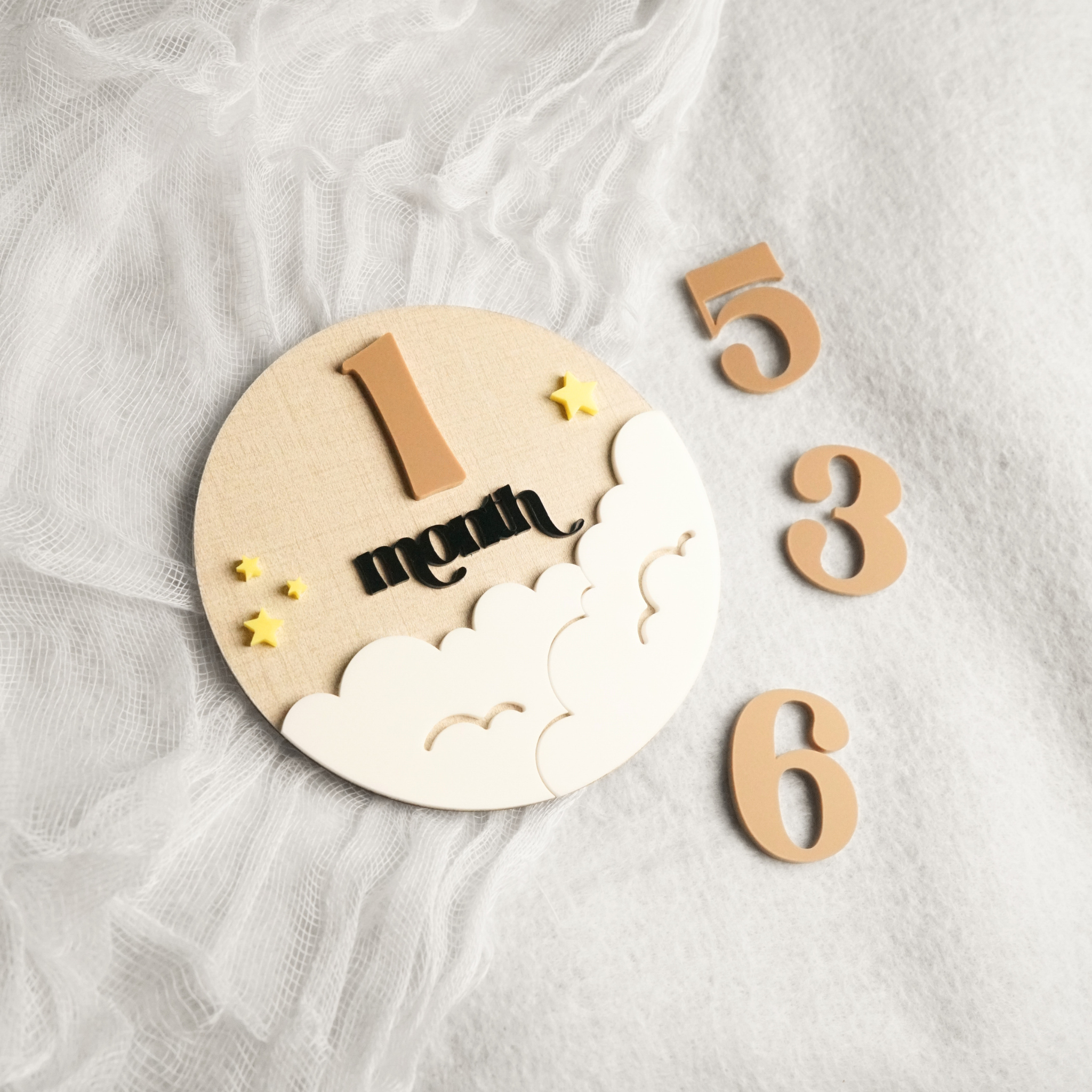 Cloud Baby Monthly Milestone
