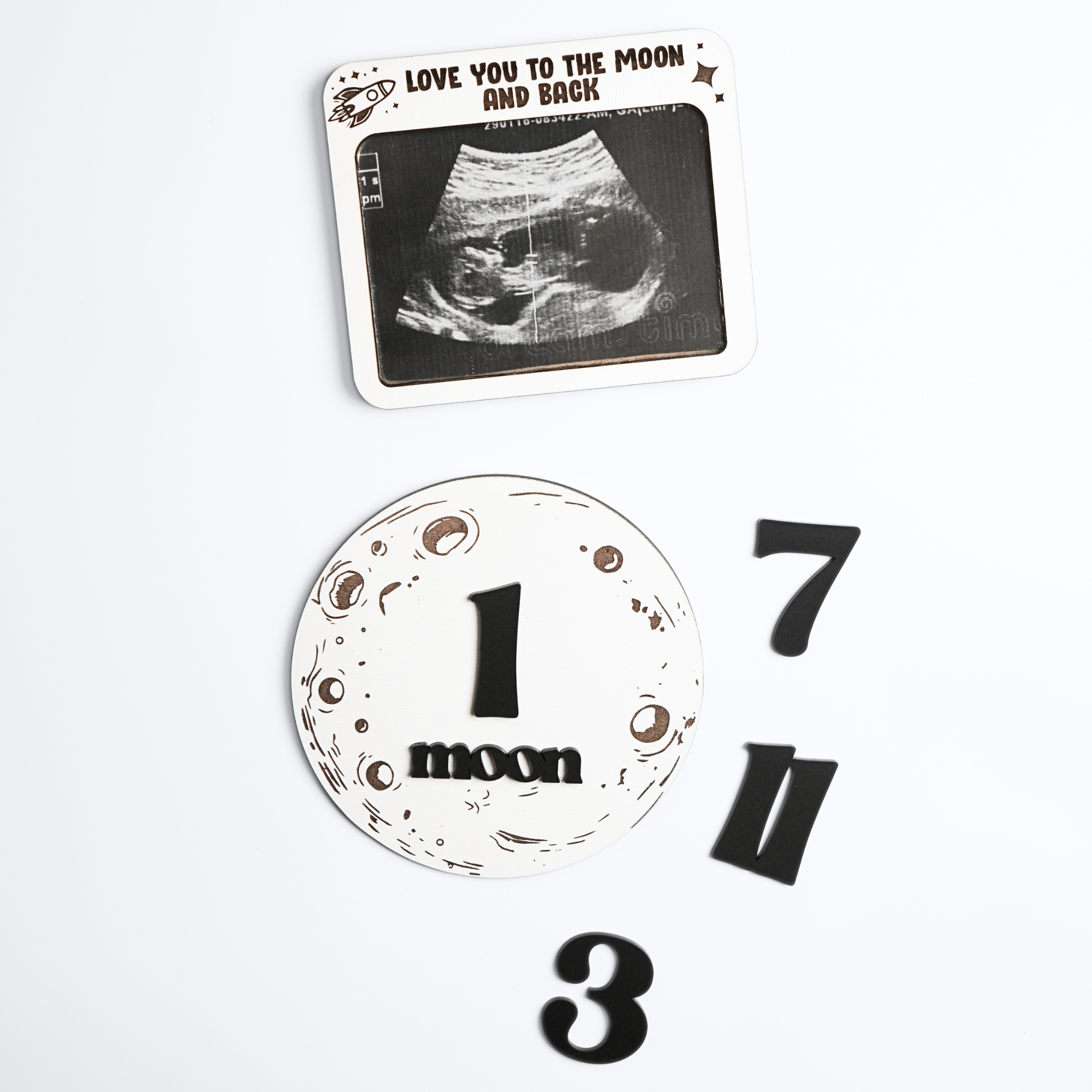 Moon Baby Monthly Milestone
