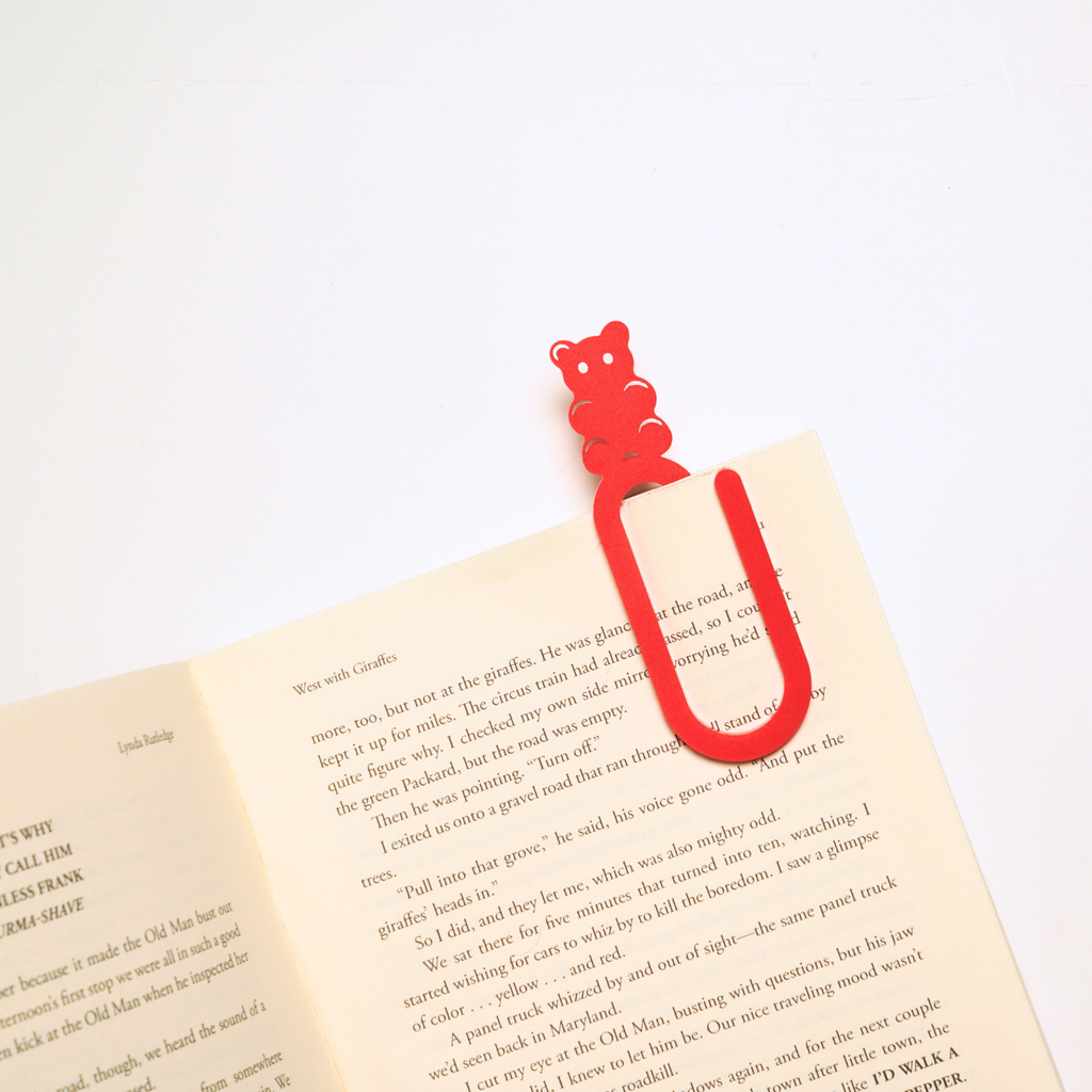 Gummy Bear Jumbo Bookmark Stationery Journal Notebook Planner Accessory