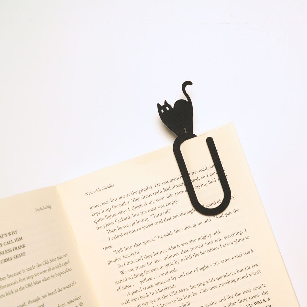 Cat Jumbo Bookmark Stationery Journal Notebook Planner Accessory