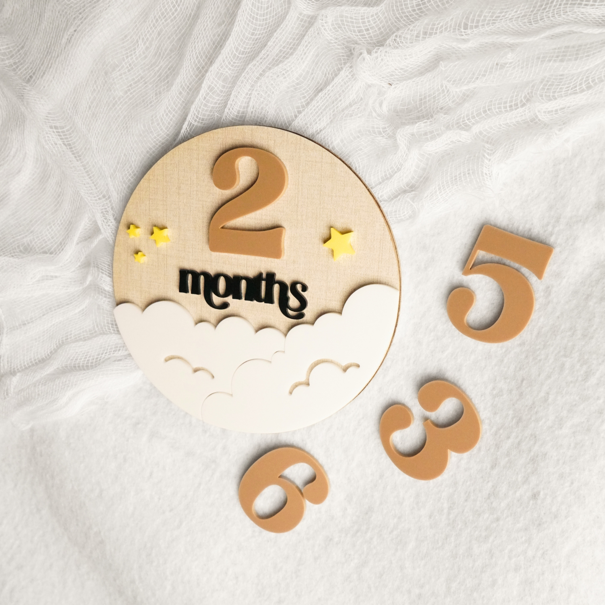 Cloud Baby Monthly Milestone