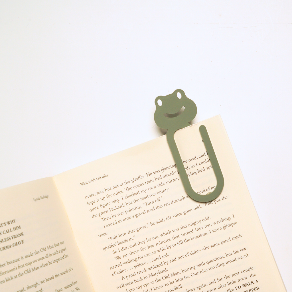 Frog Jumbo Bookmark Stationery Journal Notebook Planner Accessory