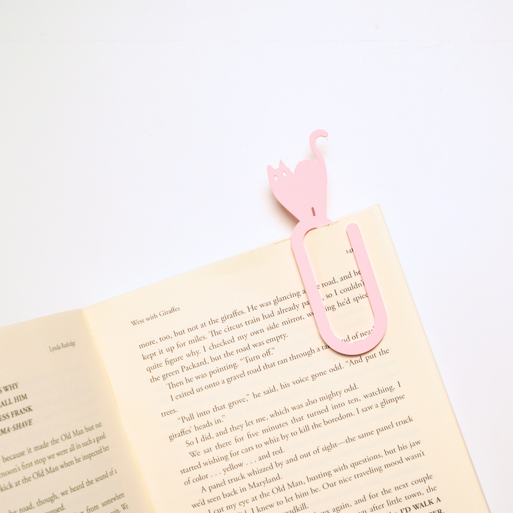 Cat Jumbo Bookmark Stationery Journal Notebook Planner Accessory