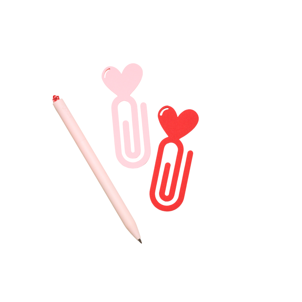 Heart Jumbo Bookmark Stationery Journal Notebook Planner Accessory