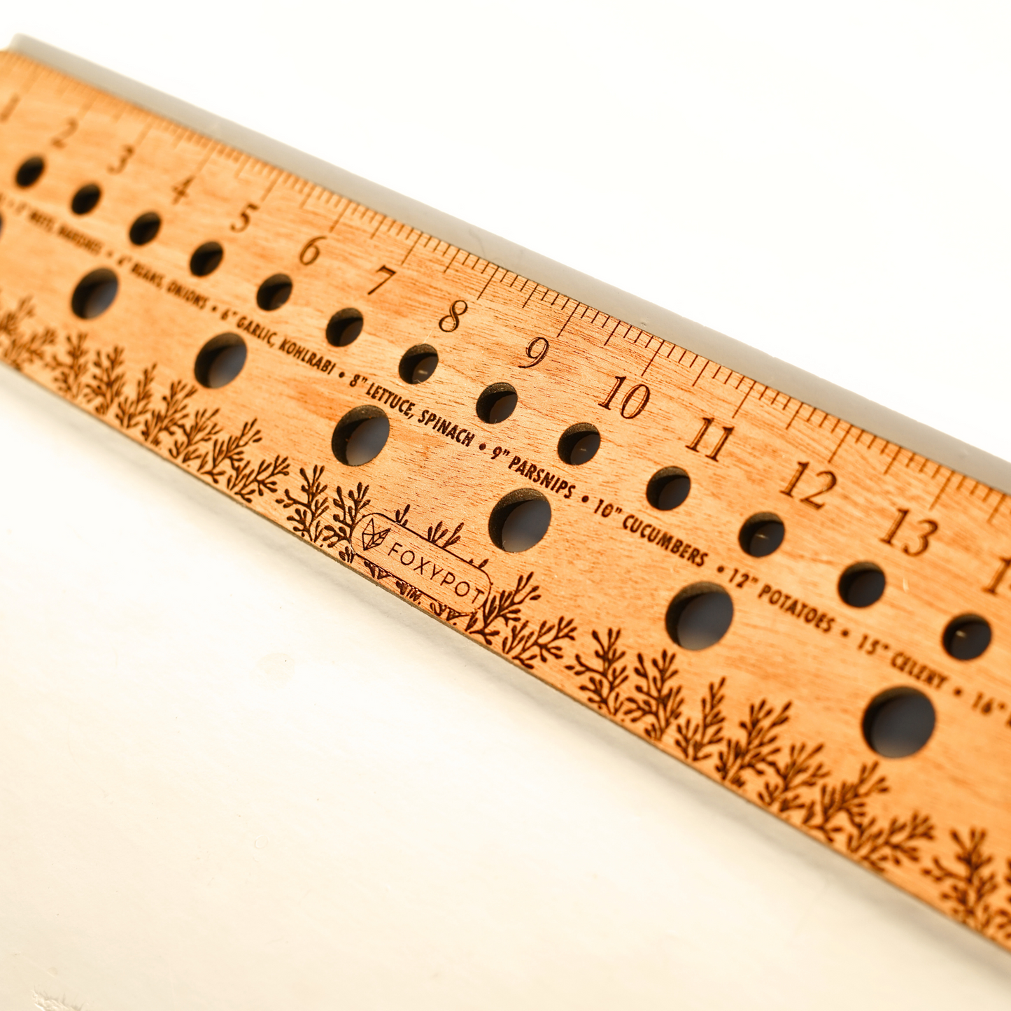 Seed Spacing Ruler Gardening Tool Sowing Guide Planting Ruler