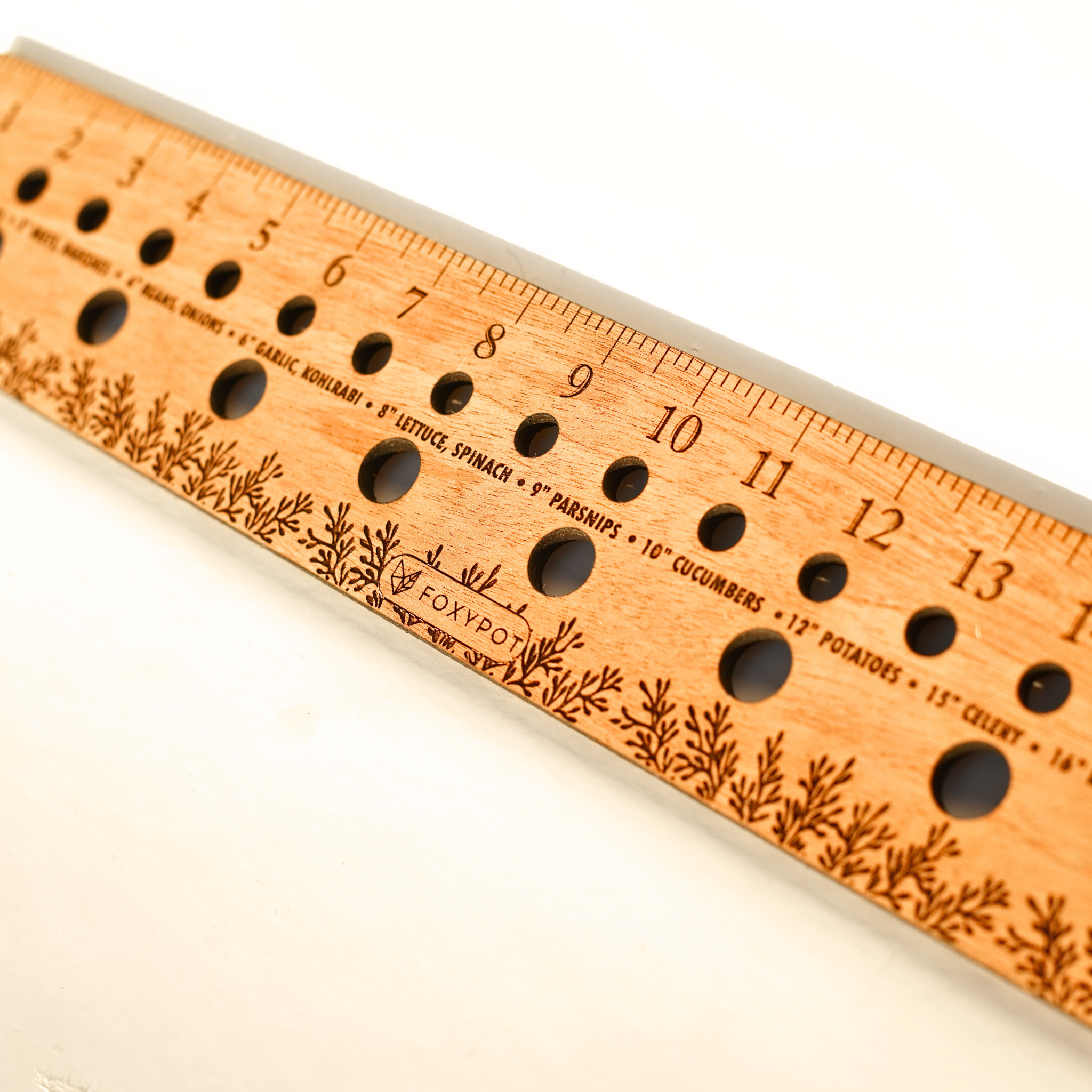 Seed Spacing Ruler Gardening Tool Sowing Guide Planting Ruler