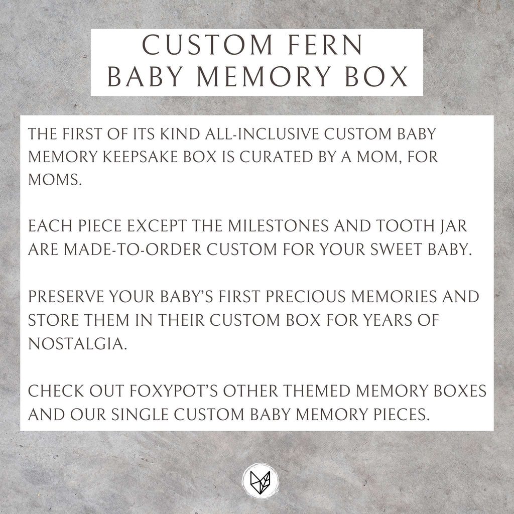 Fern Baby Memory Box Set