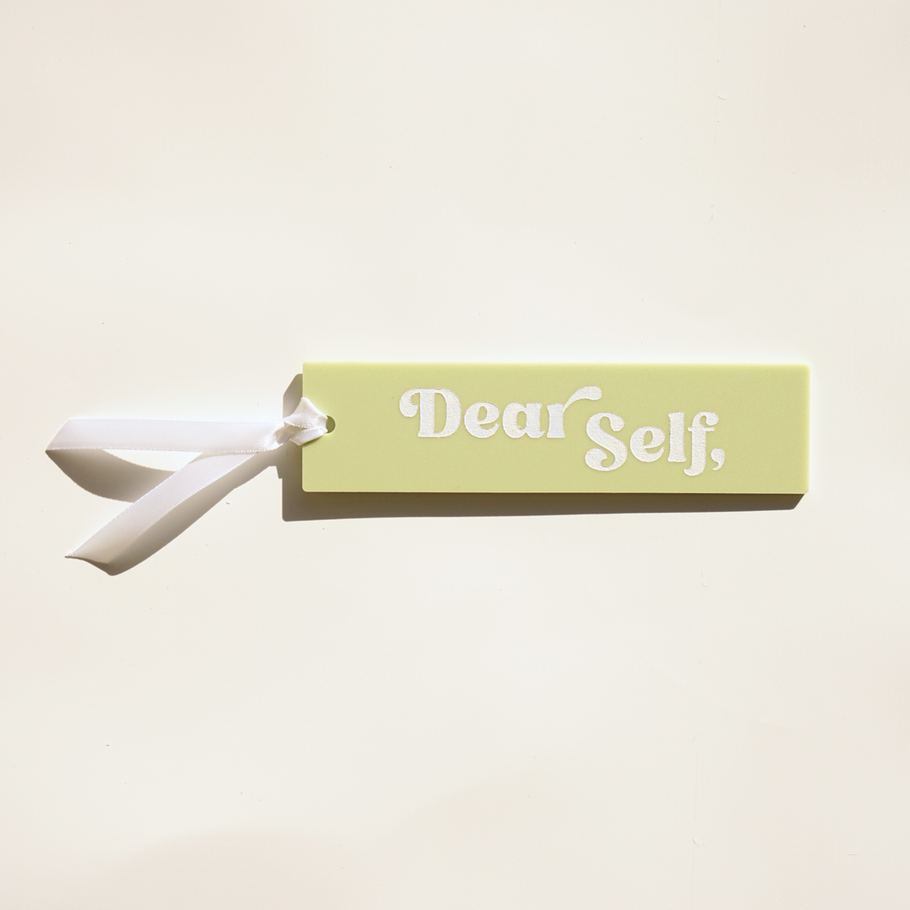 Dear Self Motivational Mental Health Affirmation Bookmark