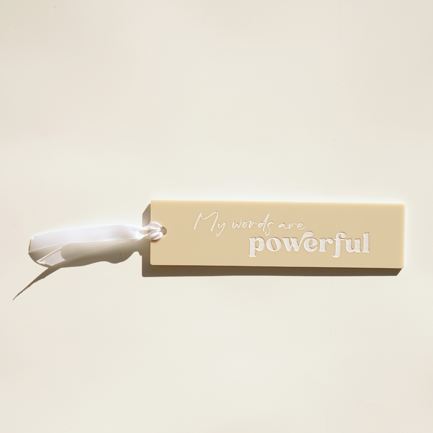 My Words Are Powerful Motivational Mental Health Affirmation Bookmark