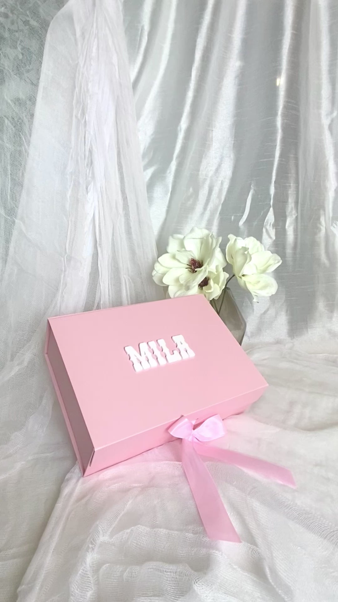Cowgirl Scalloped Baby Memory Box Set