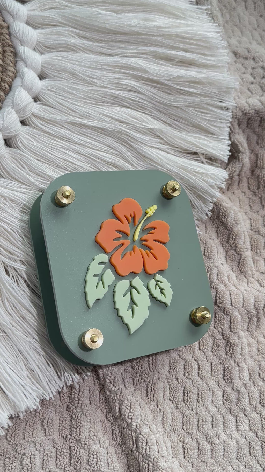 Tropical Hibiscus Flower Press Kit