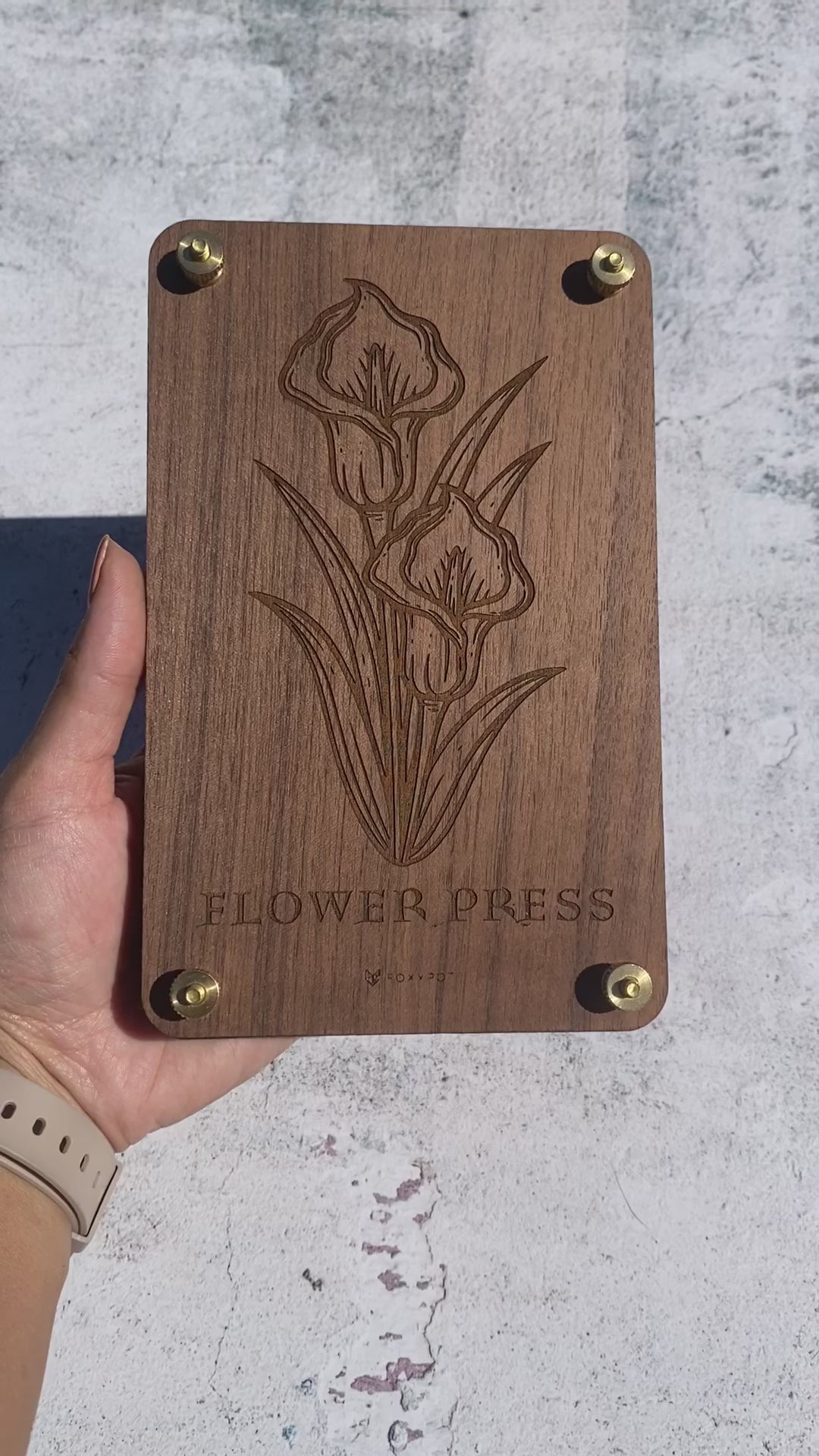 Flower Press Iris